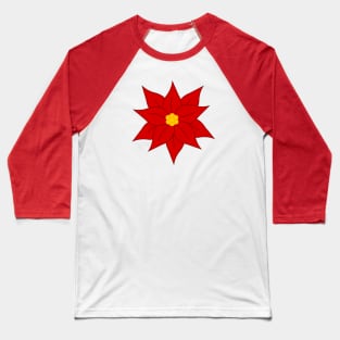Poinsettia Baseball T-Shirt
